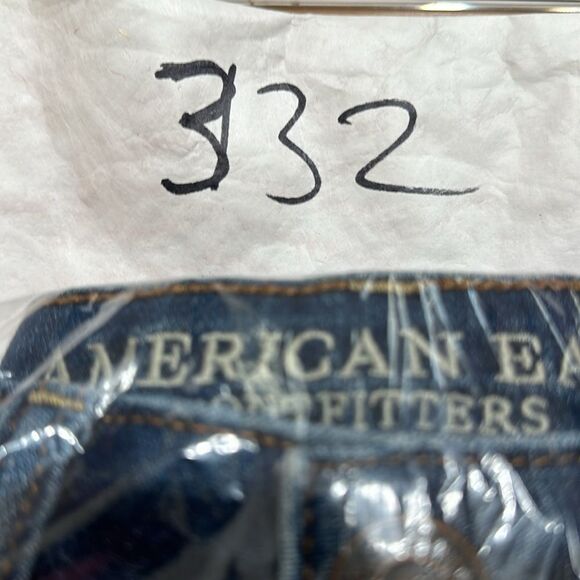 AMERICAN EAGLE NEXT LEVEL STRETCH HIGH RISE DENIM MINI SKIRT WITH SIDE ZIPPERS 2 - Picture 9 of 9